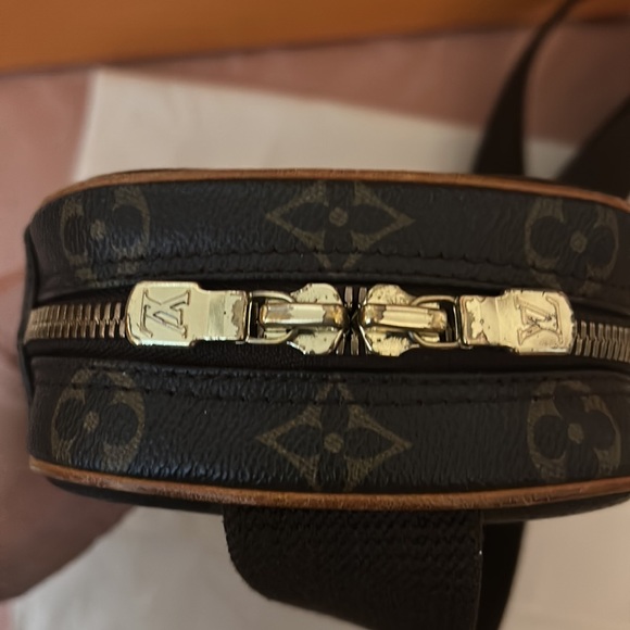 Authentic Louis Vuitton Monogram Pochette Ganju Grange Body Bag Waist Belt Bag - Picture 3 of 11